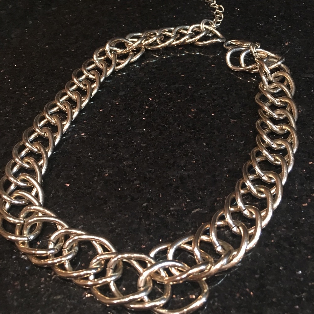 Gold Linked Necklace